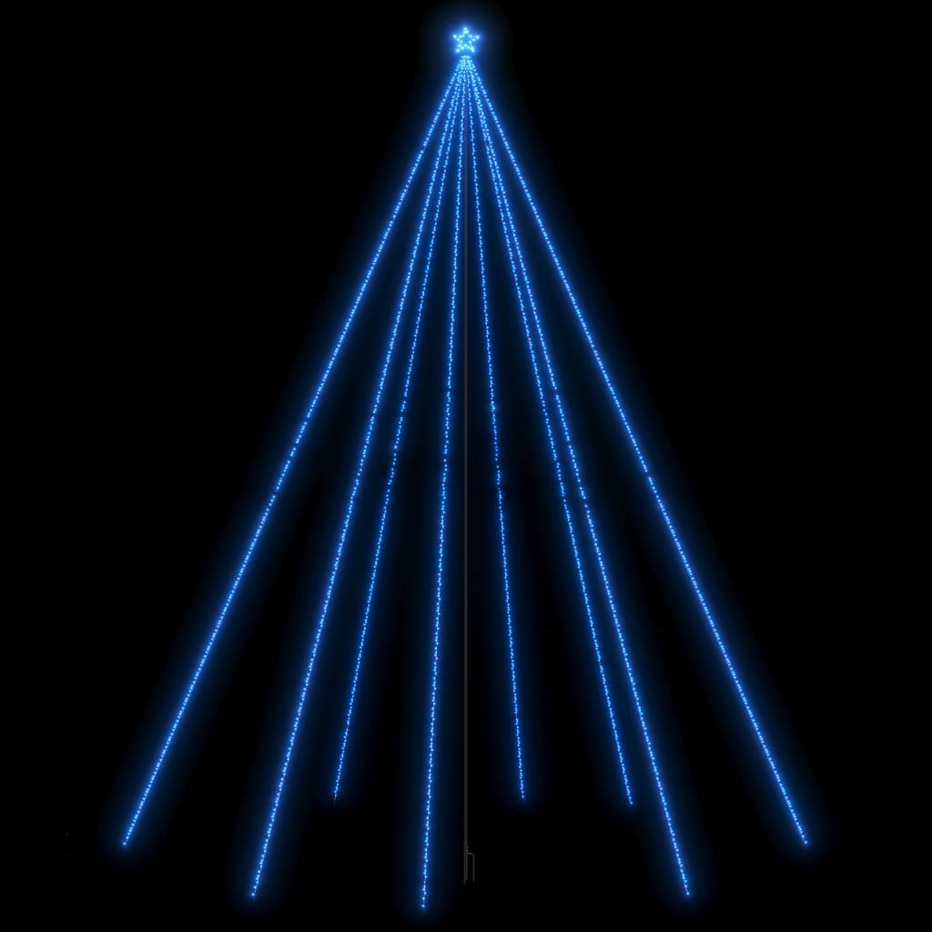 Luci per Albero di Natale Interni Esterni 1300 LED Blu 8 m - homemem39