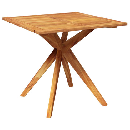 Tavolo da Giardino 85x85x75 cm in Legno Massello di Acacia - homemem39