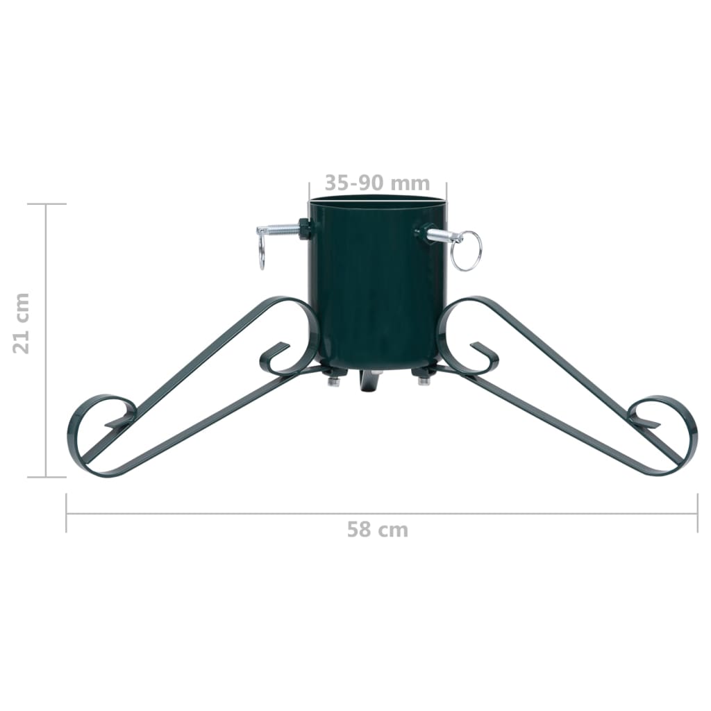 Base per Albero di Natale Verde 58x58x21 cm - homemem39