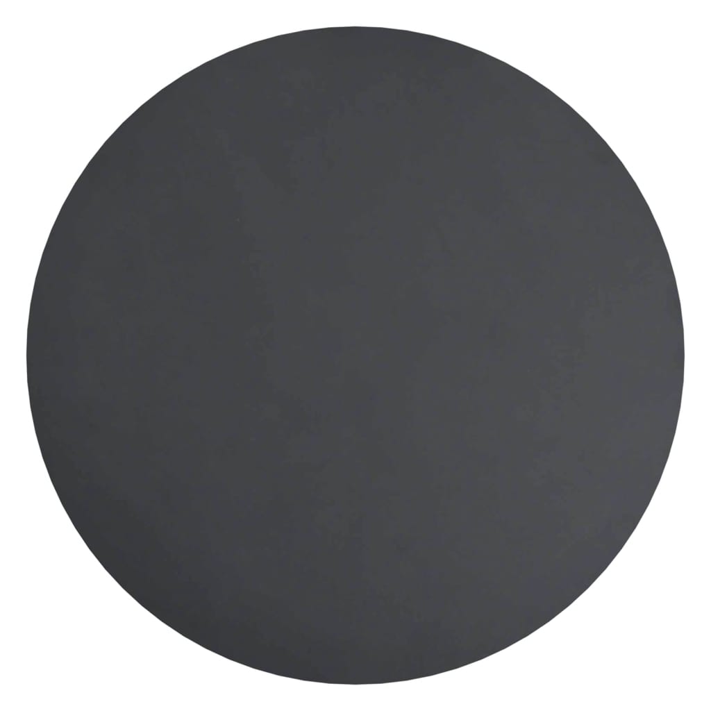 Tavolino da Salotto Nero 48 cm in MDF e Ferro - homemem39