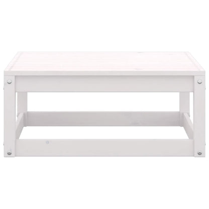 Set Divani da Giardino 5 pz Bianco in Legno Massello di Pino - homemem39