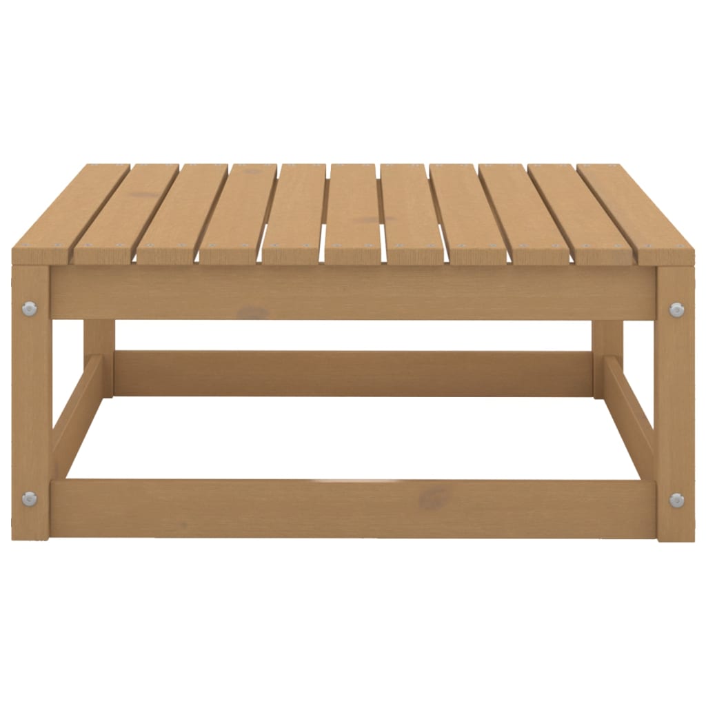 Set Divani da Giardino 4 pz Miele in Legno Massello di Pino - homemem39