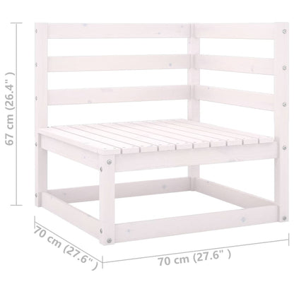 Set Divani da Giardino 6 pz con Cuscini Legno Massello Pino - homemem39