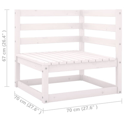 Set Divani da Giardino 8 pz con Cuscini Legno Massello di Pino - homemem39