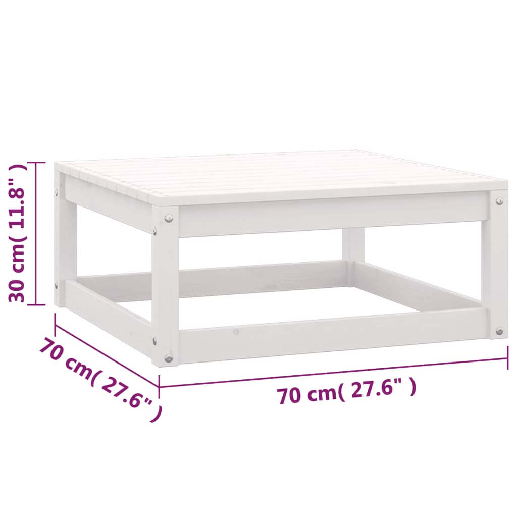 Set Divani da Giardino 8 pz con Cuscini Legno Massello di Pino - homemem39