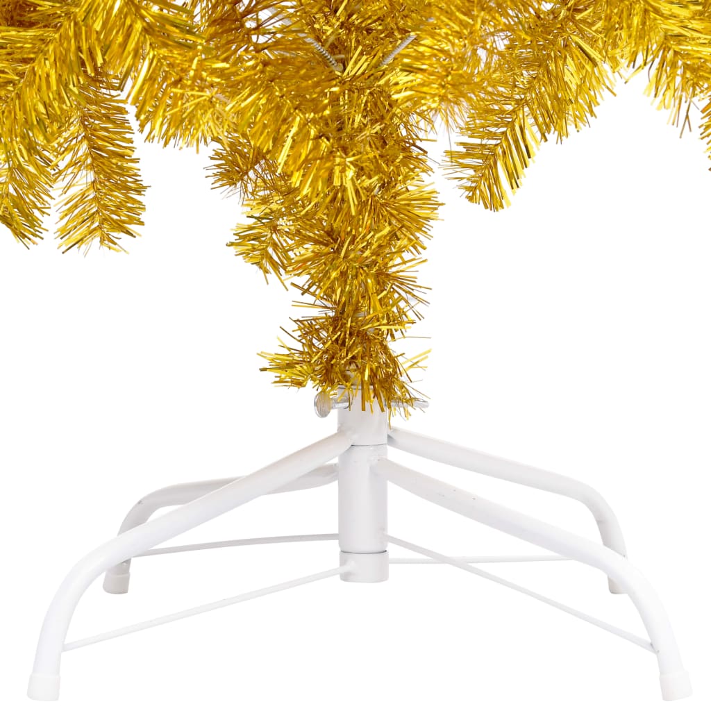 Set Albero Natale Artificiale con LED e Palline Oro 180cm PET - homemem39