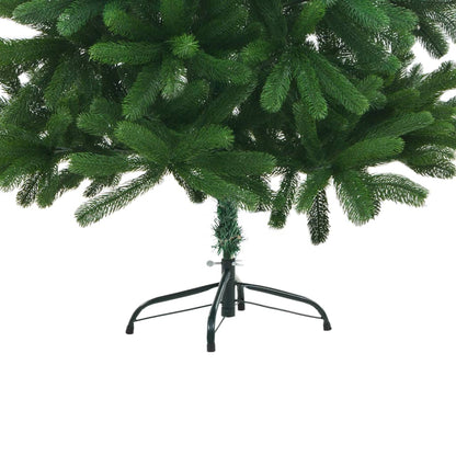 Albero di Natale Preilluminato con Palline Verde 180 cm - homemem39