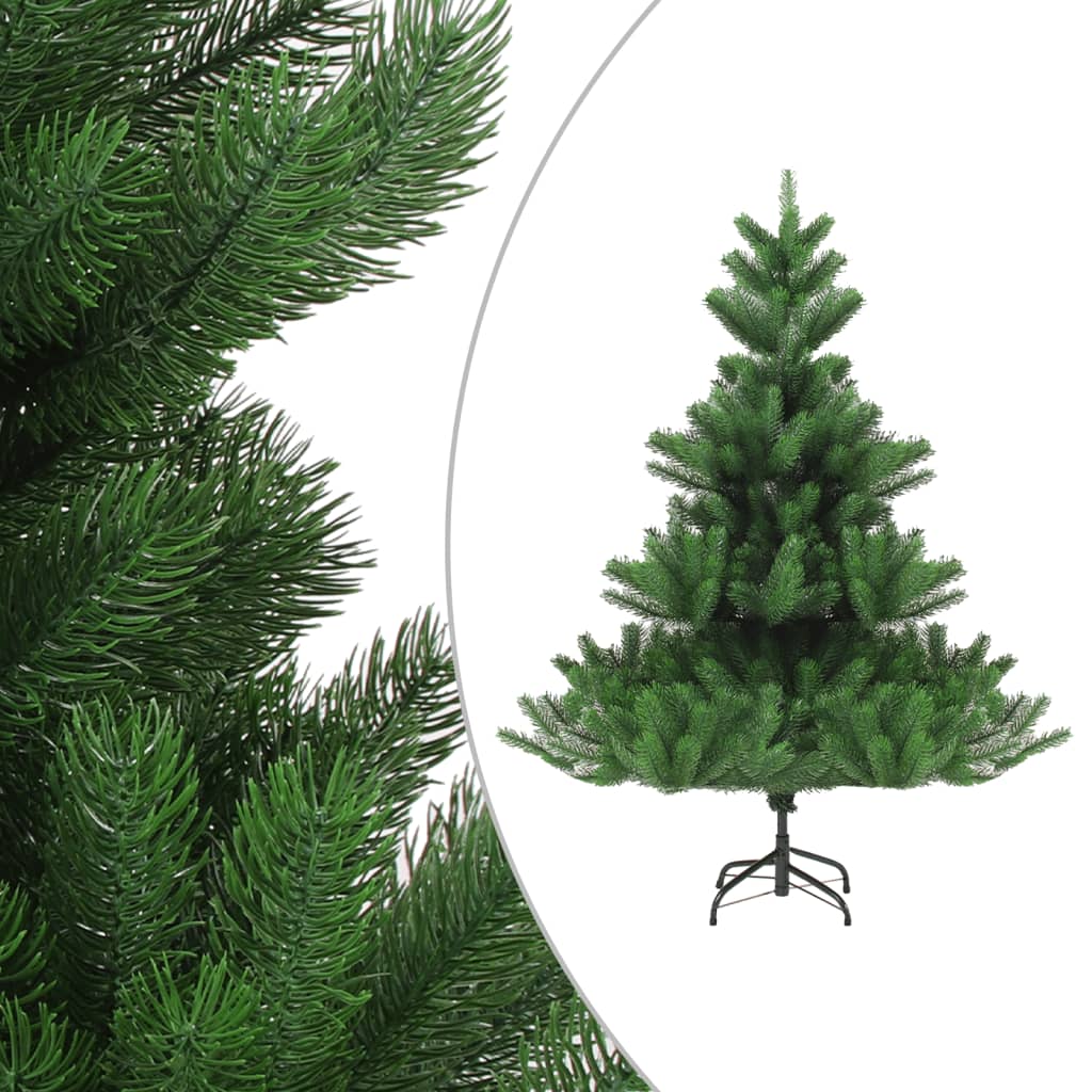 Albero Natale Artificiale Abete Nordmann LED Palline Verde120cm - homemem39
