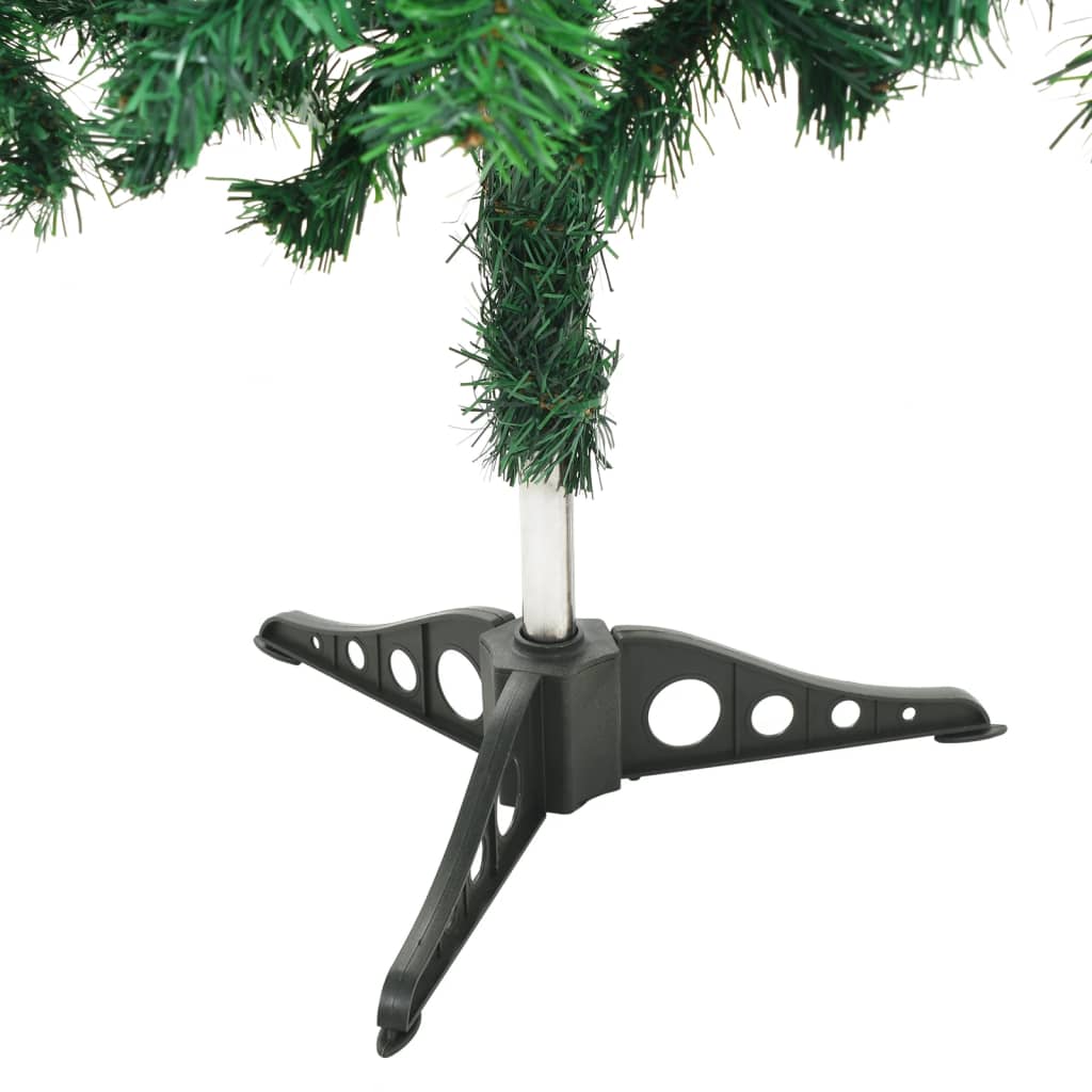 Albero di Natale Preilluminato Palline Bianco 180 cm 564 Rami - homemem39