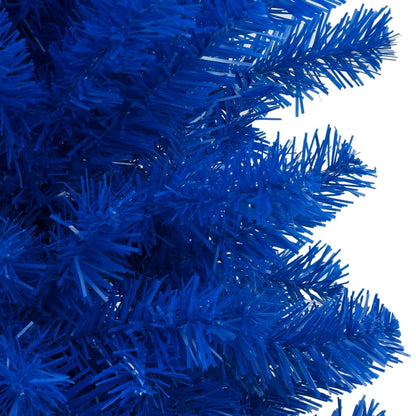 Albero di Natale Preilluminato con Palline Blu 240 cm PVC - homemem39
