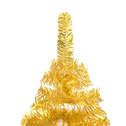 Set Albero Natale Artificiale con LED e Palline Oro 210 cm PET - homemem39