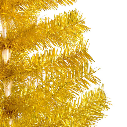 Set Albero Natale Artificiale con LED e Palline Oro 210 cm PET - homemem39