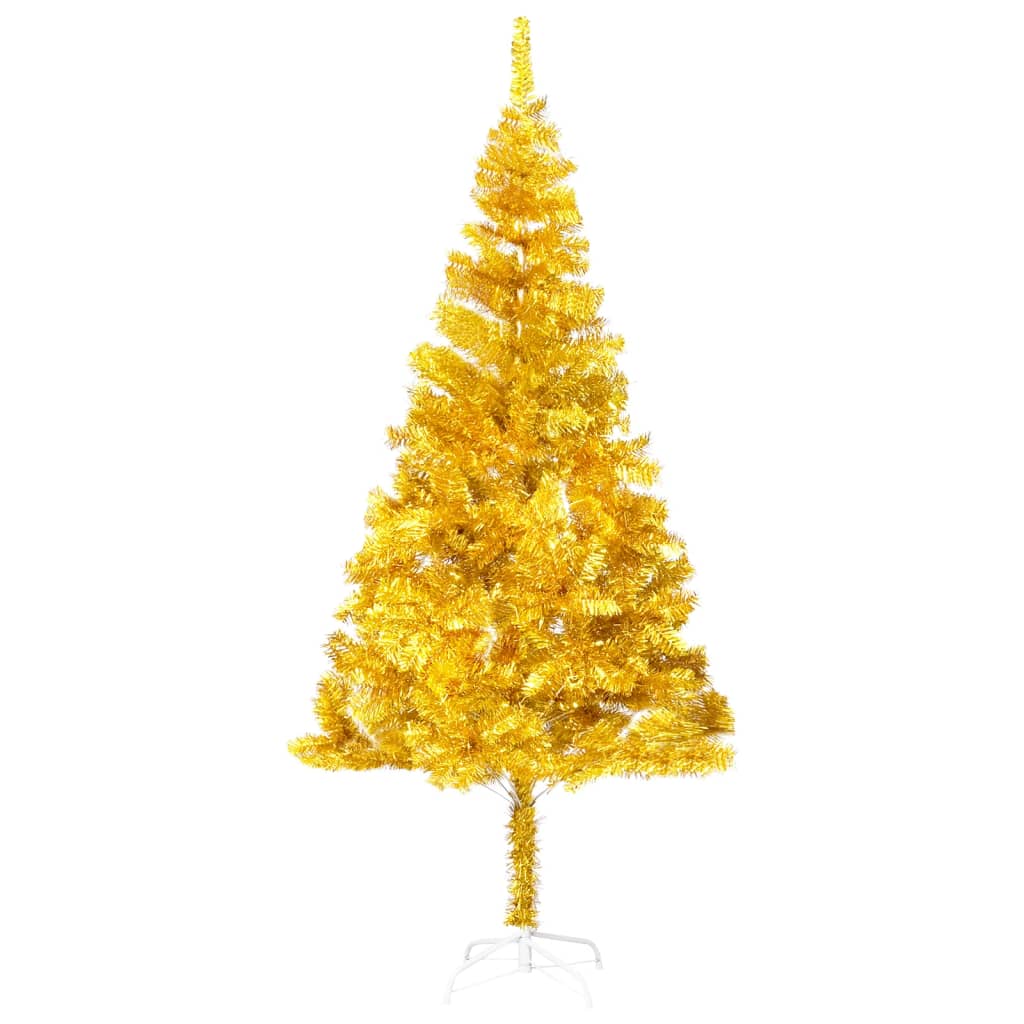 Albero di Natale Preilluminato con Palline Oro 240 cm PET - homemem39