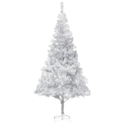 Albero di Natale Preilluminato con Palline Argento 240 cm PET - homemem39