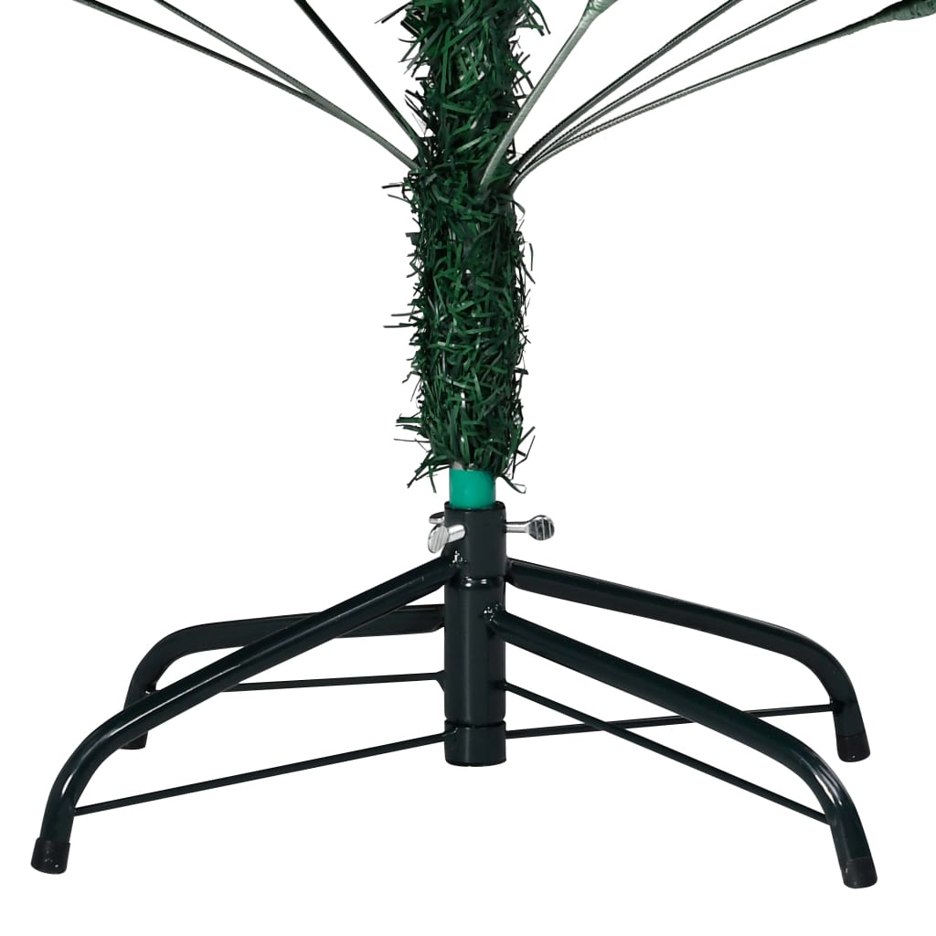 Set Albero Natale Artificiale con LED e Palline Verde 210cm PVC - homemem39