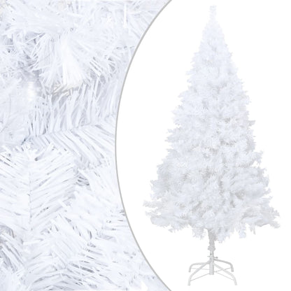 Set Albero Natale Artificiale LED e Palline Bianco 210 cm PVC - homemem39