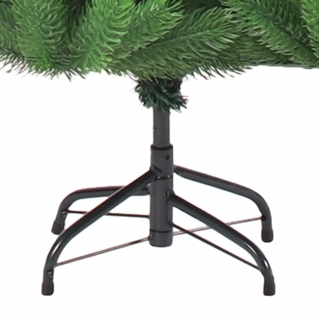 Albero Natale Artificiale Abete Nordmann LED Palline Verde120cm - homemem39