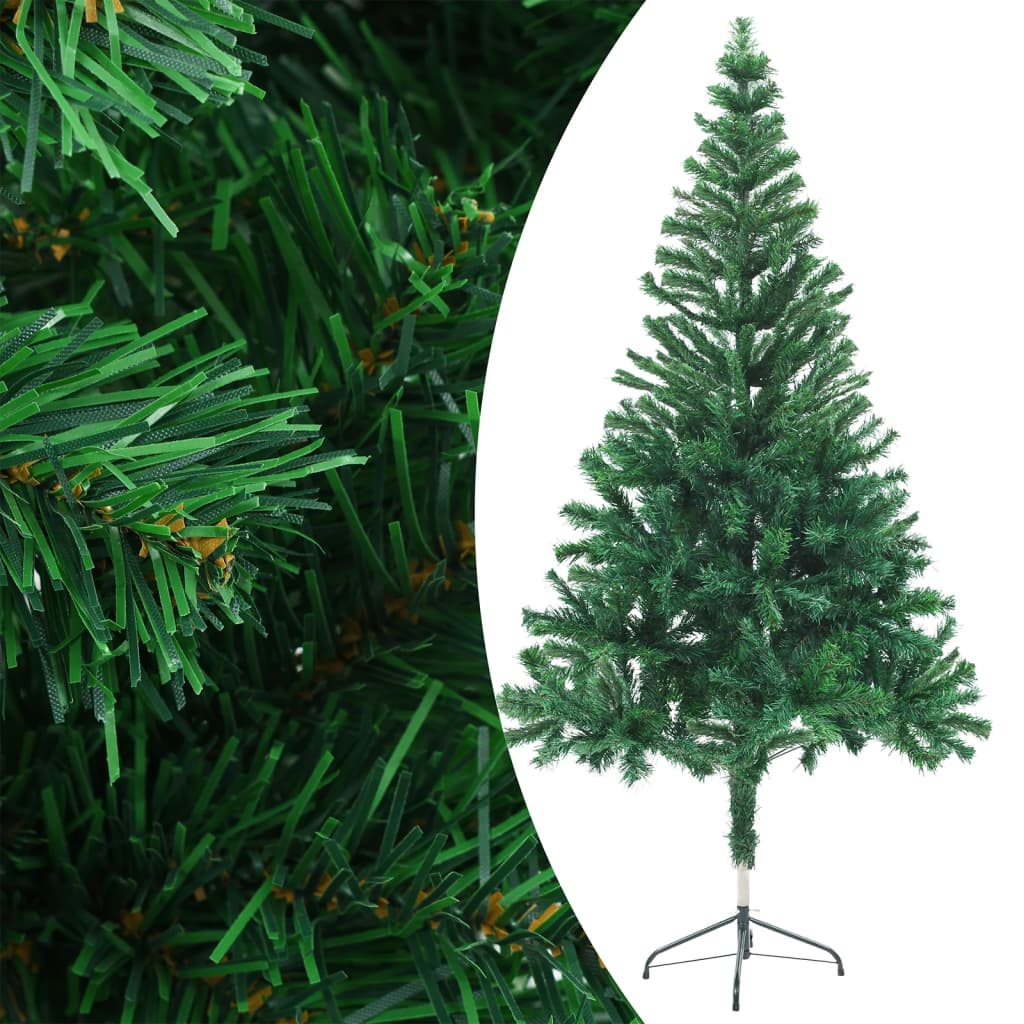 Albero di Natale Preilluminato con Palline 150 cm 380 Rami - homemem39