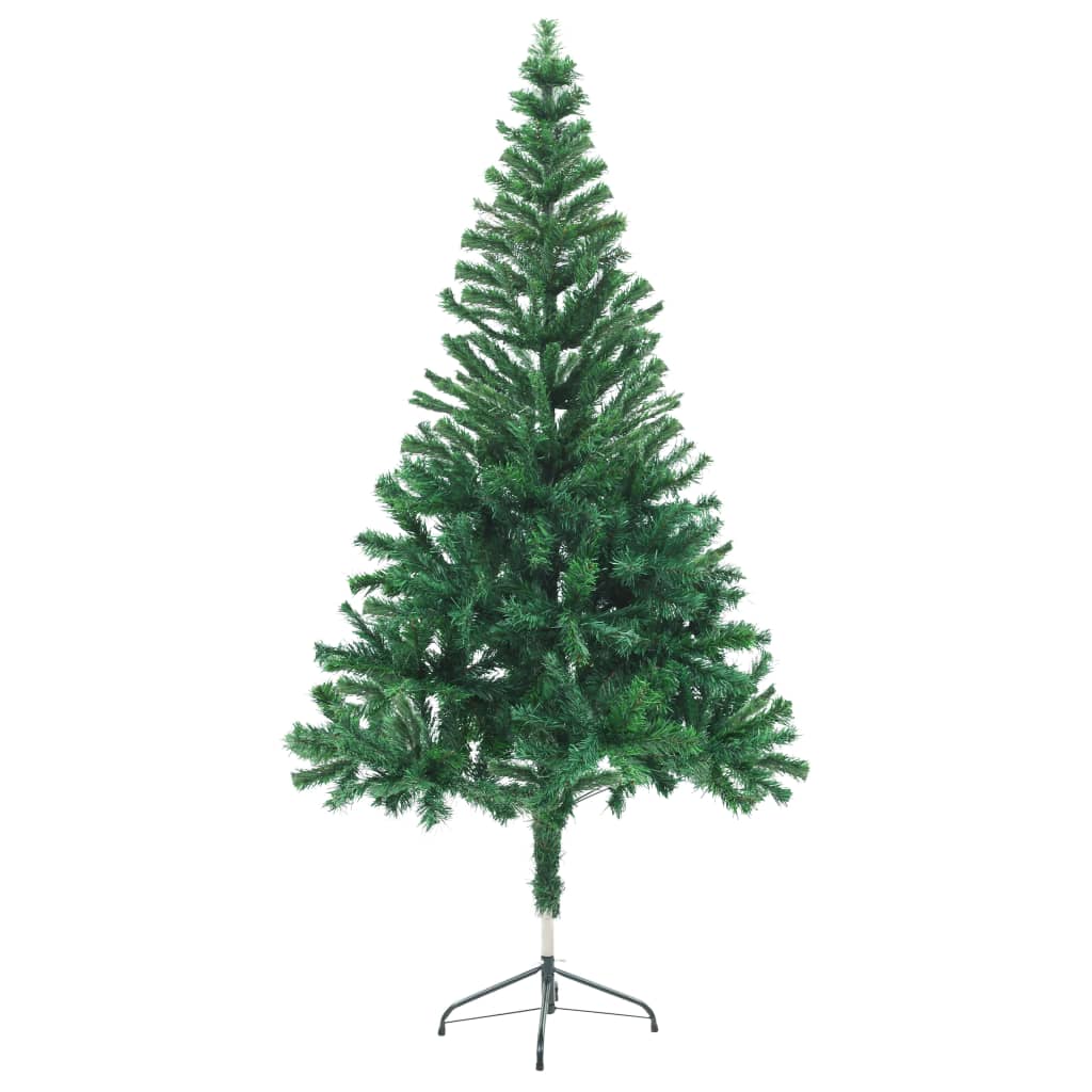 Albero di Natale Preilluminato con Palline 150 cm 380 Rami - homemem39