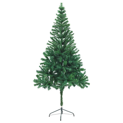 Albero di Natale Preilluminato Palline Bianco 180 cm 564 Rami - homemem39