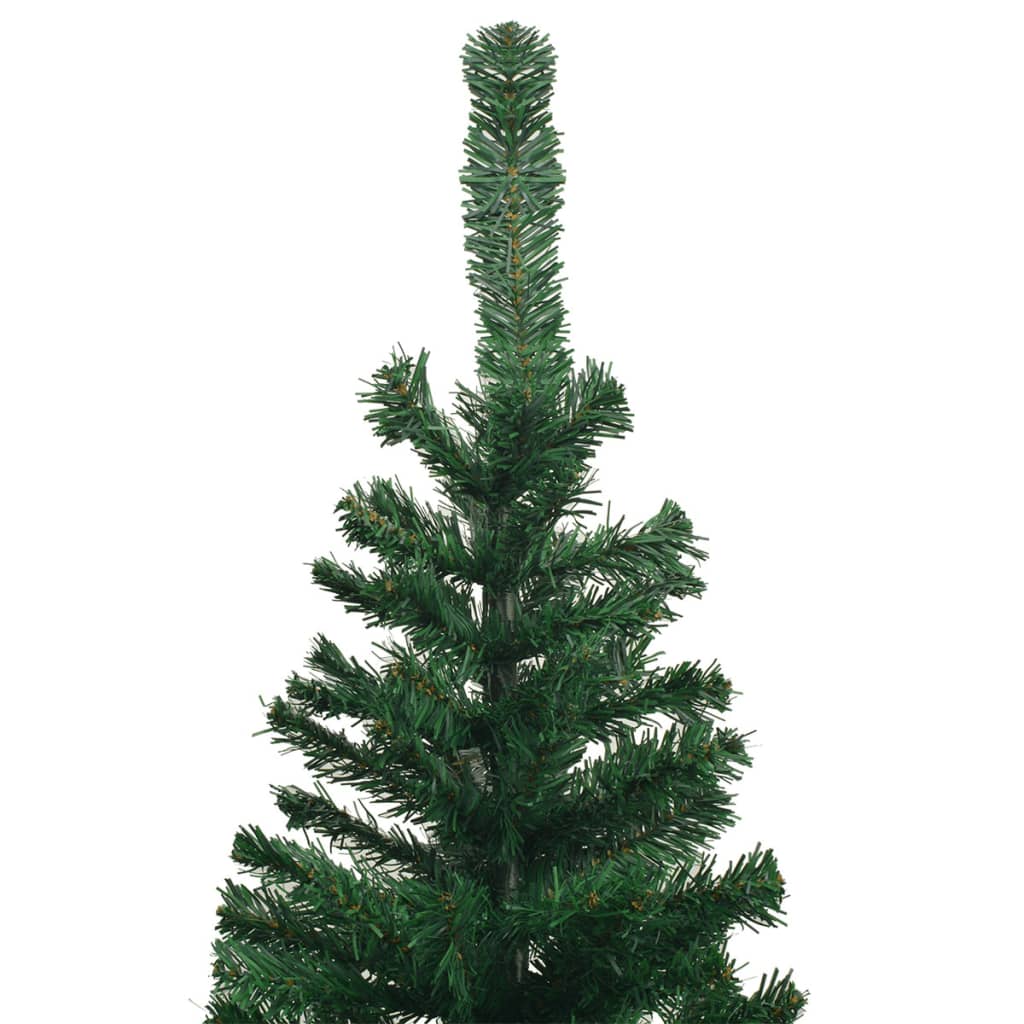 Set Albero Natale Artificiale con LED e Palline L 240 cm Verde - homemem39