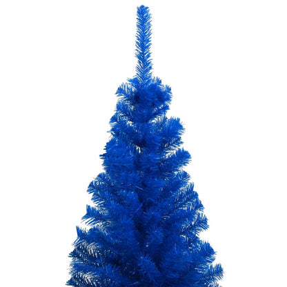 Albero di Natale Preilluminato con Palline Blu 120 cm PVC - homemem39