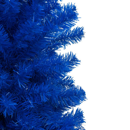 Albero di Natale Preilluminato con Palline Blu 150 cm PVC - homemem39