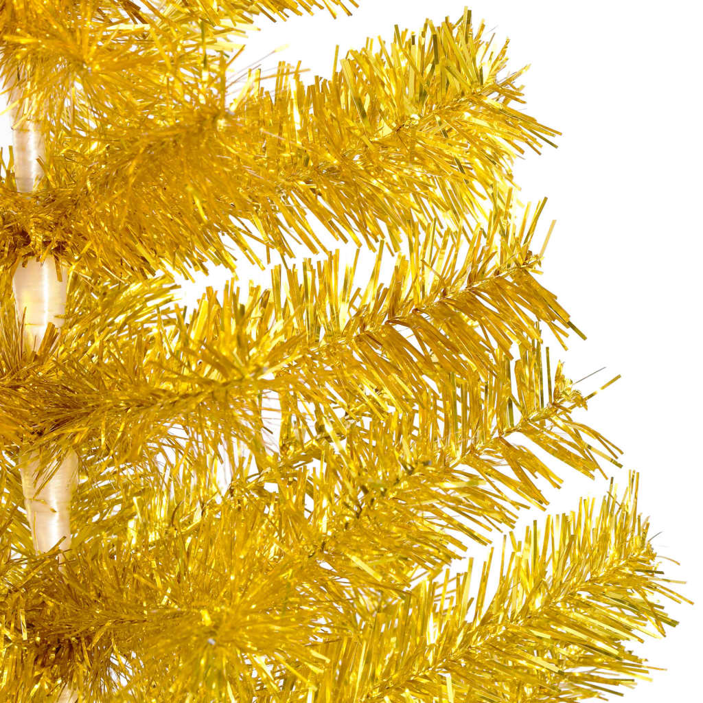 Albero di Natale Preilluminato con Palline Oro 240 cm PET - homemem39