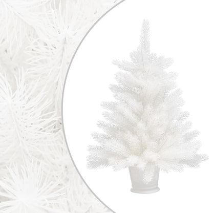 Albero di Natale Preilluminato con Palline Bianco 65 cm - homemem39