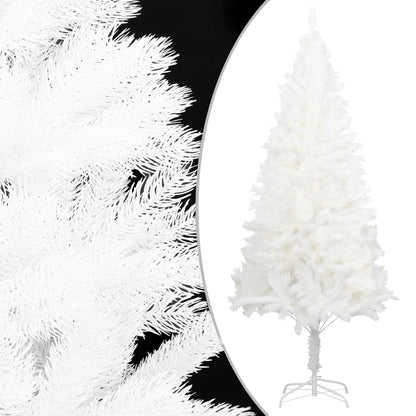 Set Albero Natale Artificiale con LED e Palline Bianco 120 cm - homemem39