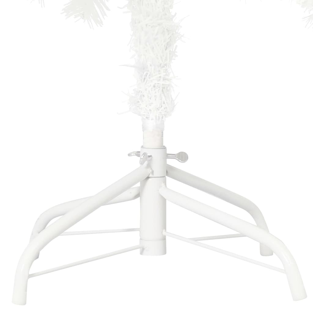 Set Albero Natale Artificiale con LED e Palline Bianco 210 cm - homemem39