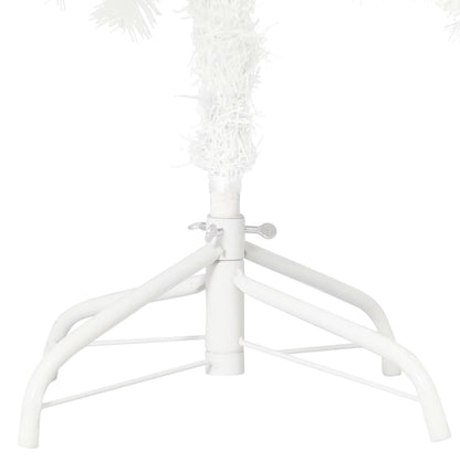 Set Albero Natale Artificiale con LED e Palline Bianco 210 cm - homemem39