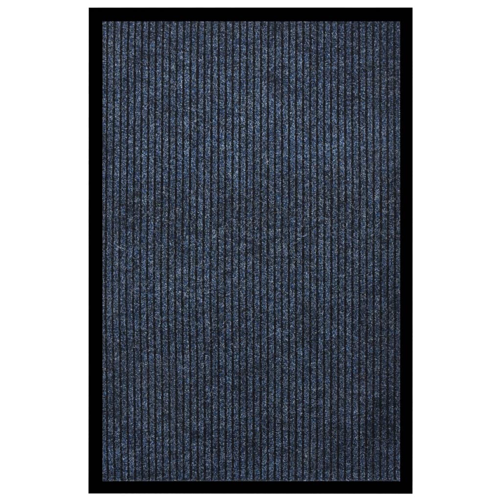 Zerbino Striato Blu 80x120 cm - homemem39