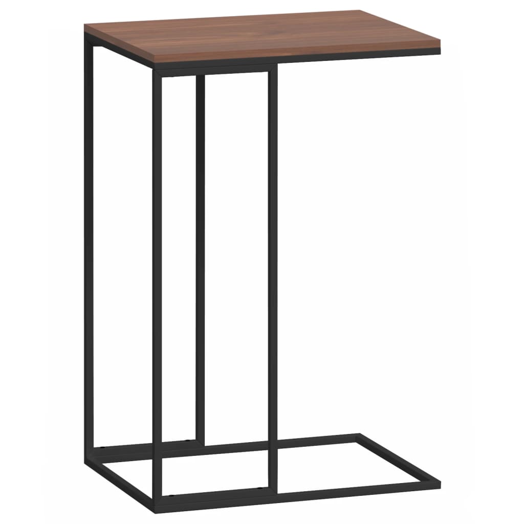 Tavolino da Salotto Nero 40x30x59 cm in Legno Multistrato - homemem39