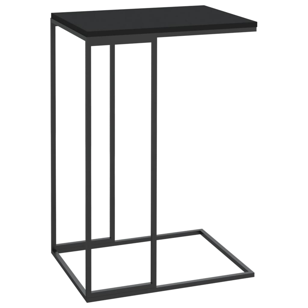 Tavolino da Salotto Nero 40x30x59 cm in Legno Multistrato - homemem39