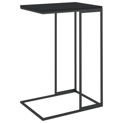 Tavolino da Salotto Nero 40x30x59 cm in Legno Multistrato - homemem39