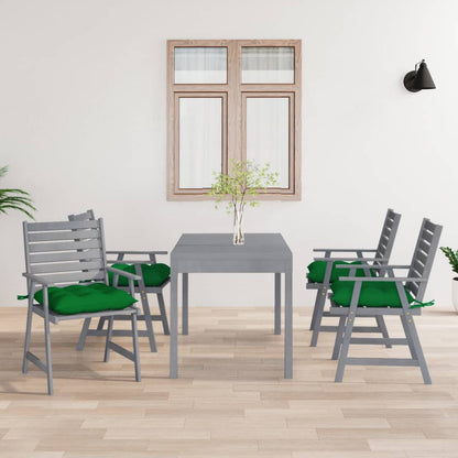 Sedie Pranzo per Esterni con Cuscini 4 pz Legno Massello Acacia - homemem39