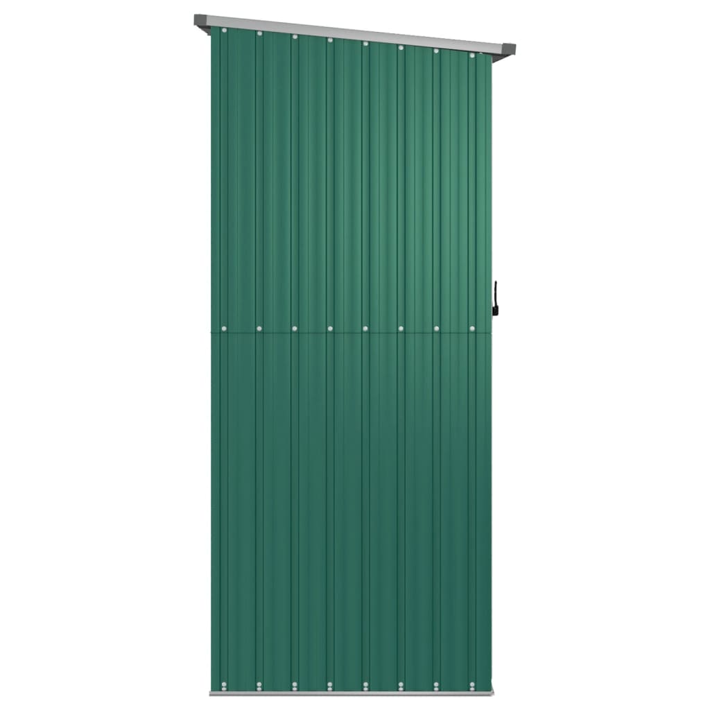 Capanno da Giardino Verde 180,5x97x209,5 cm in Acciaio Zincato - homemem39