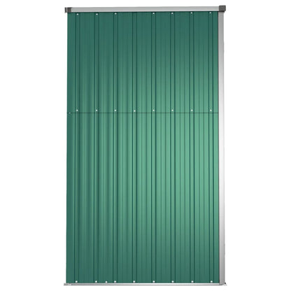 Capanno per Attrezzi Verde 225x89x161 cm in Acciaio Zincato - homemem39