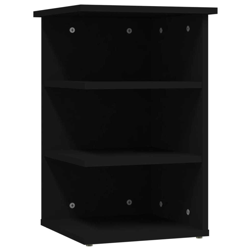 Credenza Nera 35x35x55 cm in Truciolato - homemem39