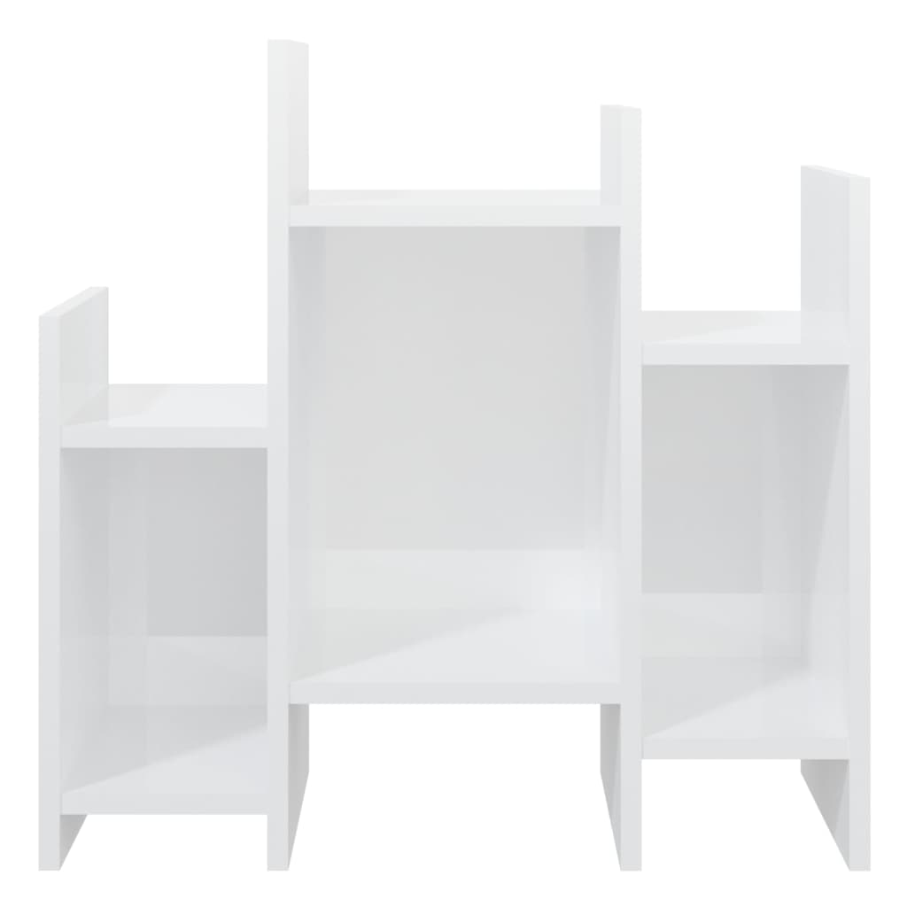 Credenza Bianco Lucido 60x26x60 cm in Legno Multistrato - homemem39