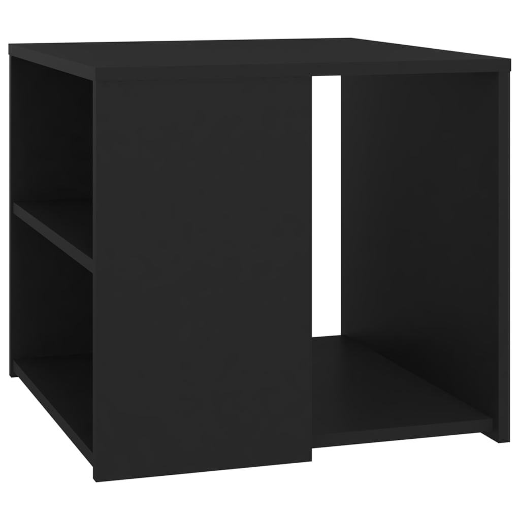 Tavolino Nero 50x50x45 cm in Truciolato - homemem39