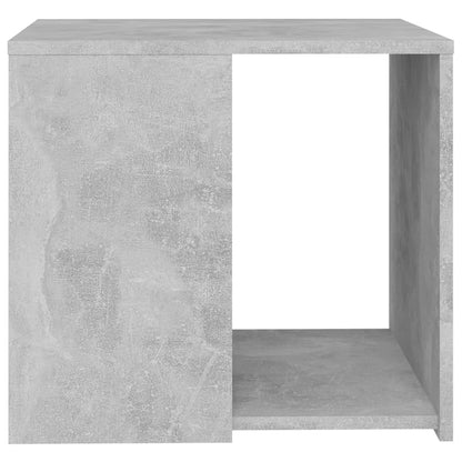 Tavolino Grigio Cemento 50x50x45 cm in Truciolato - homemem39