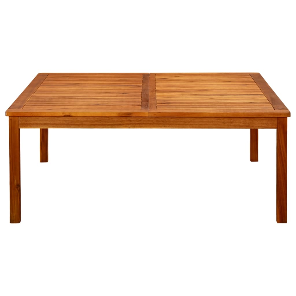 Tavolino da Giardino 110x110x45 cm in Legno Massello di Acacia - homemem39