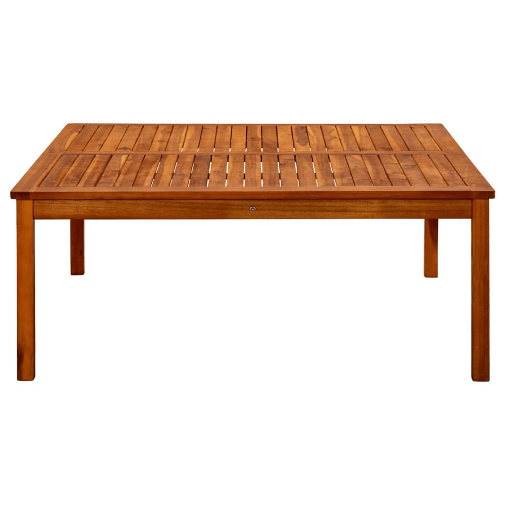 Tavolino da Giardino 110x110x45 cm in Legno Massello di Acacia - homemem39