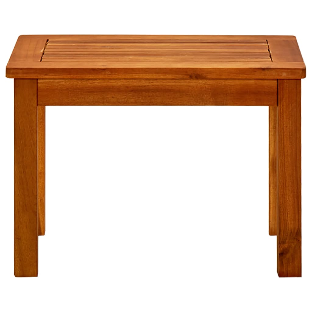 Tavolino da Giardino 50x35x36 cm in Legno Massello di Acacia - homemem39
