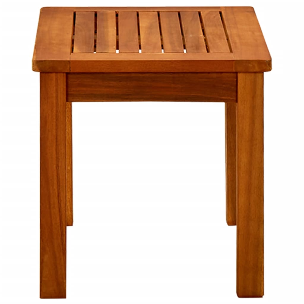 Tavolino da Giardino 50x35x36 cm in Legno Massello di Acacia - homemem39