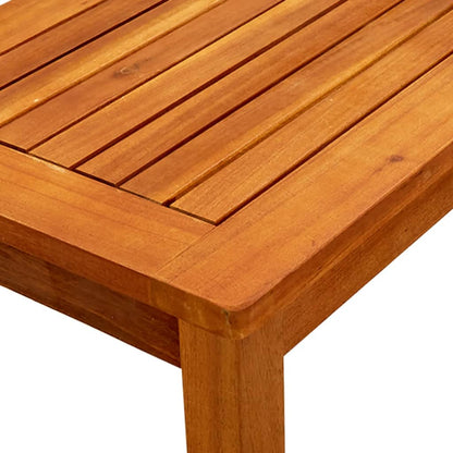 Tavolino da Giardino 50x35x36 cm in Legno Massello di Acacia - homemem39