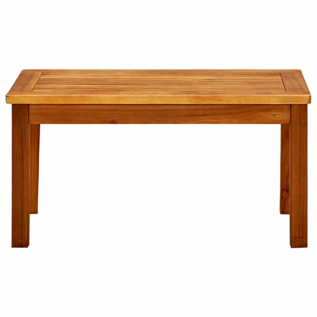 Tavolino da Giardino 70x40x36 cm in Legno Massello di Acacia - homemem39