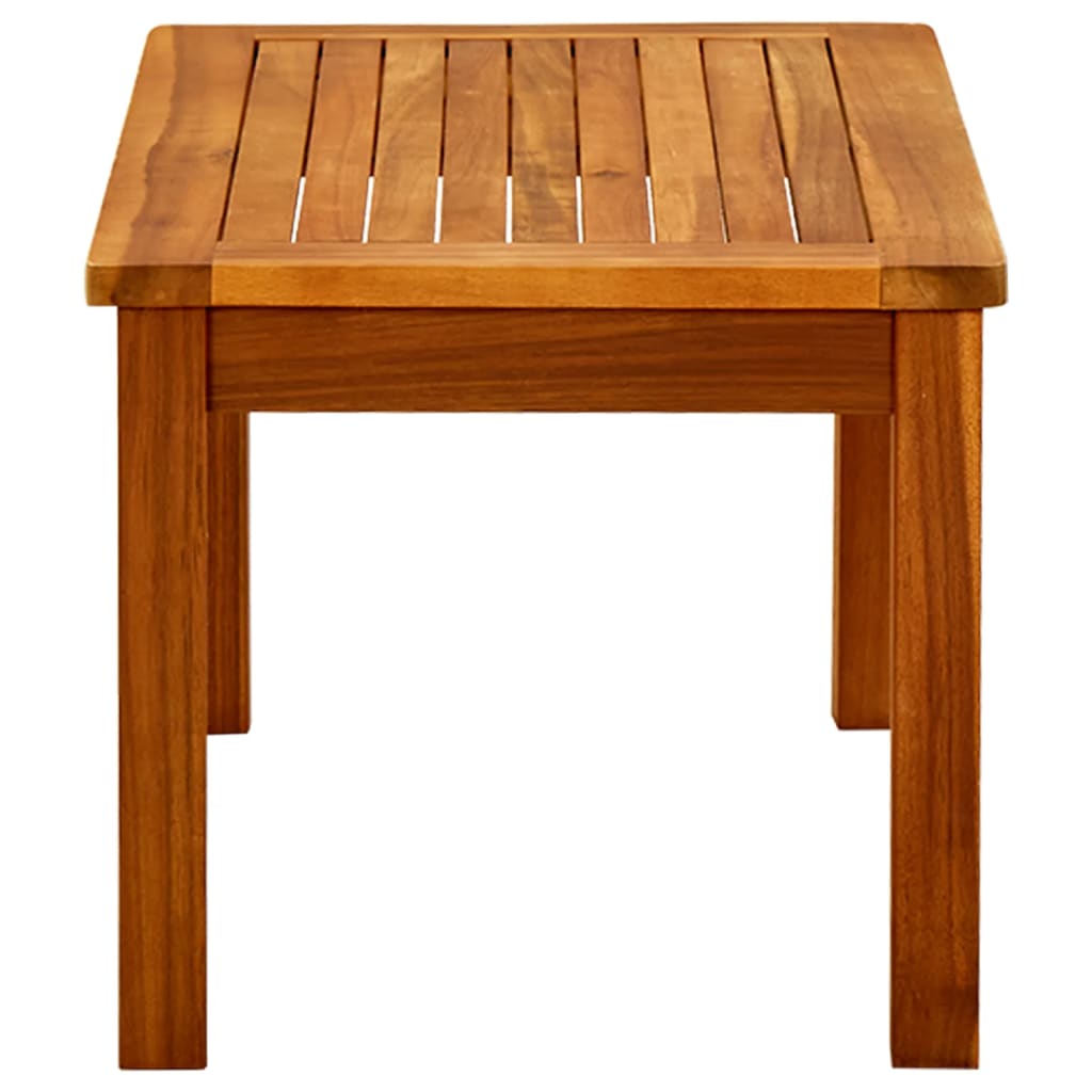 Tavolino da Giardino 70x40x36 cm in Legno Massello di Acacia - homemem39